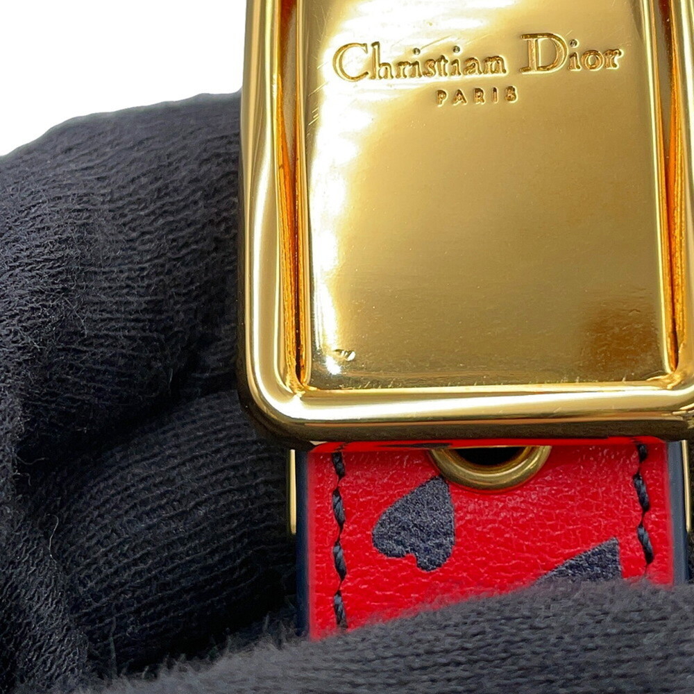 CHRISTIAN DIOR Red Heart Shoulder Bag - Picture 13 of 14